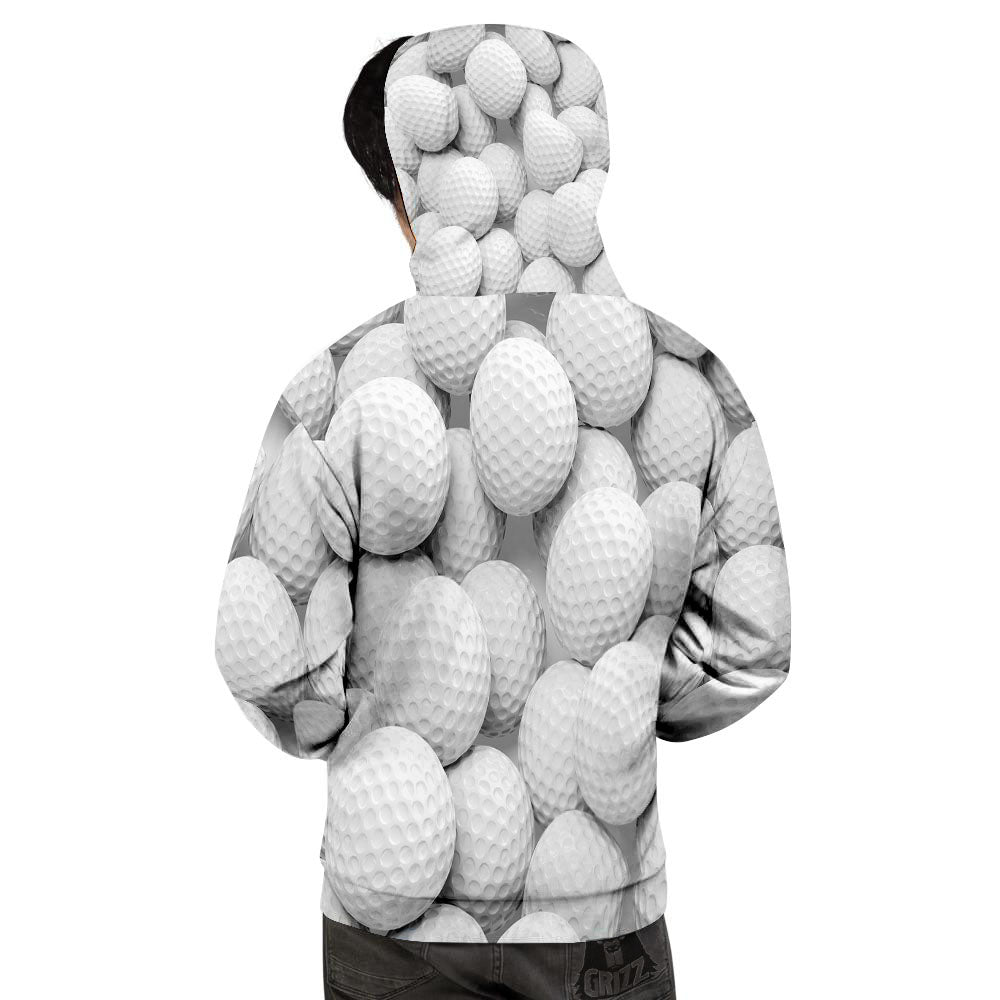 3D Golf Ball Print Men's Hoodie-grizzshop