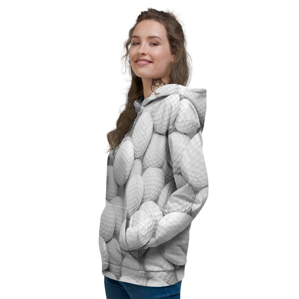 3D Golf Ball Print Women's Hoodie-grizzshop
