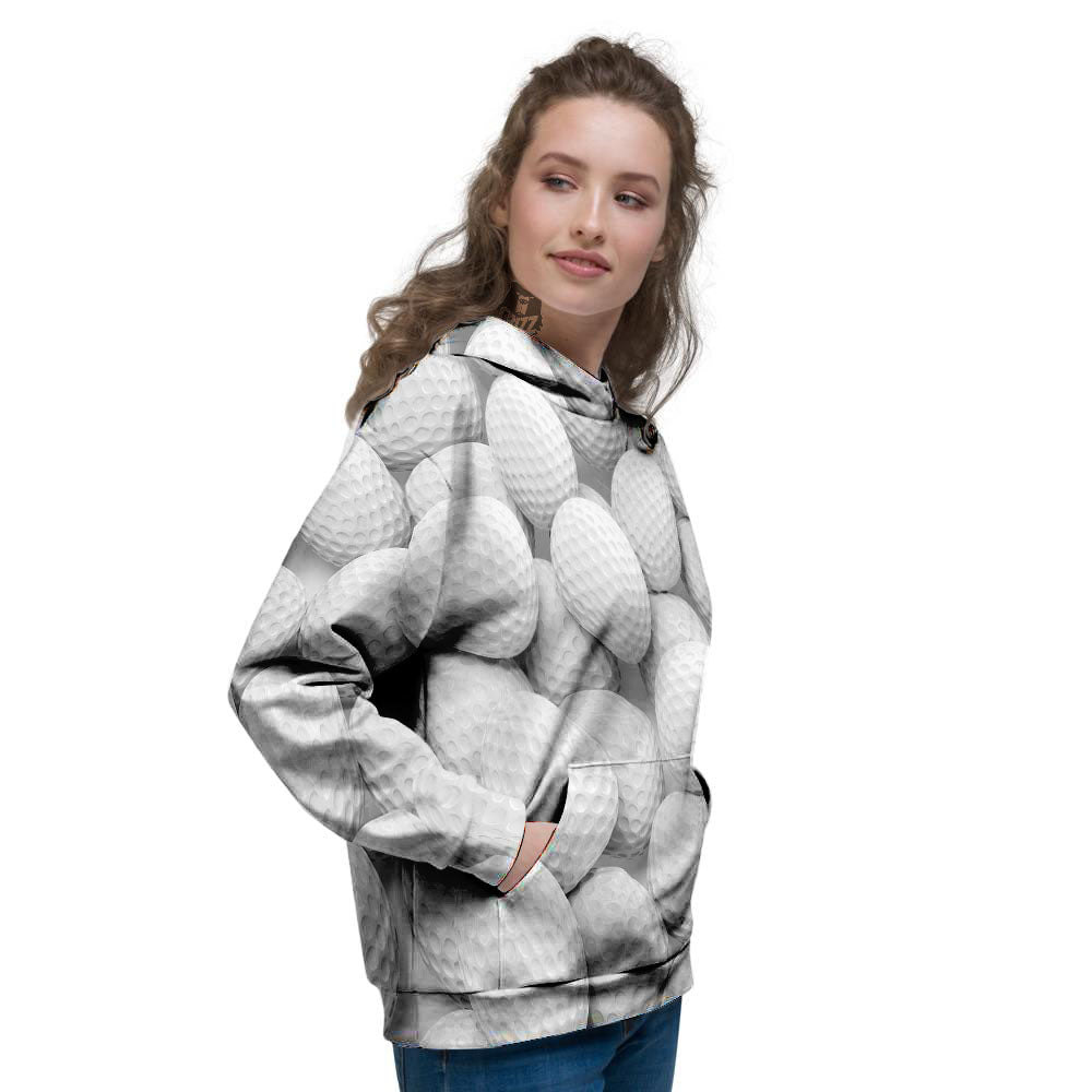 3D Golf Ball Print Women's Hoodie-grizzshop