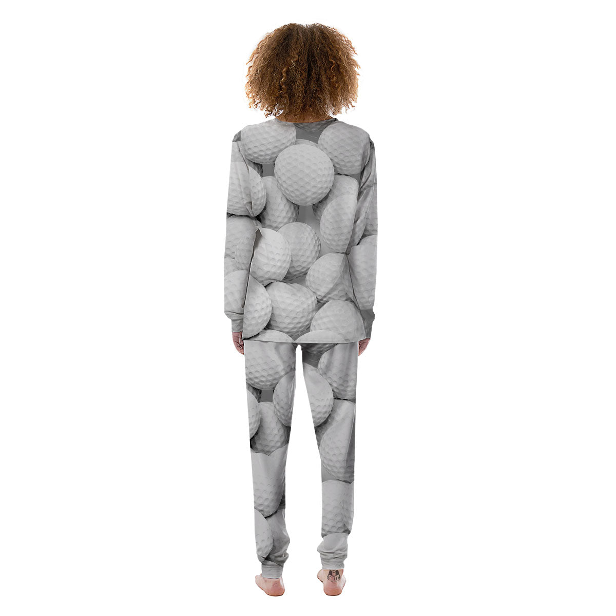 3D Golf Ball Print Women's Pajamas-grizzshop