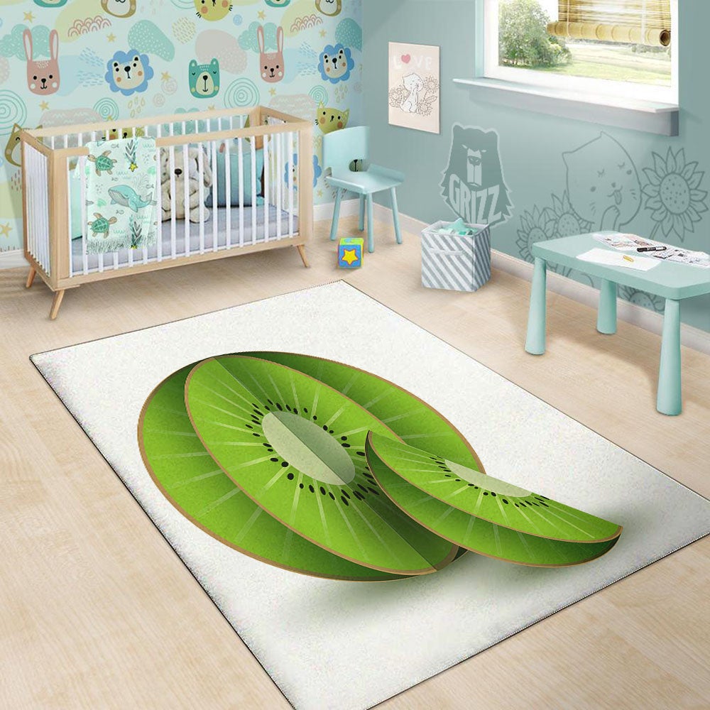 3D Kiwi Print Floor Mat-grizzshop