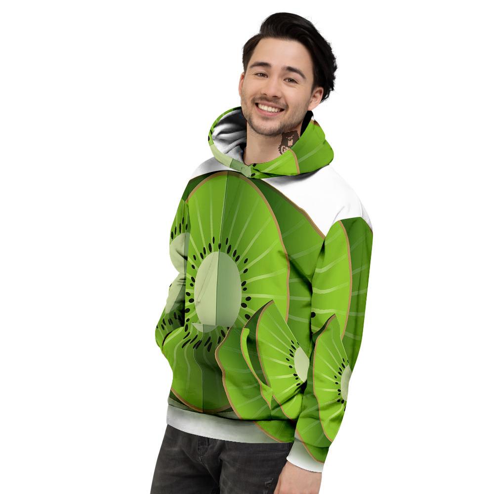 3D Kiwi Print Men's Hoodie-grizzshop
