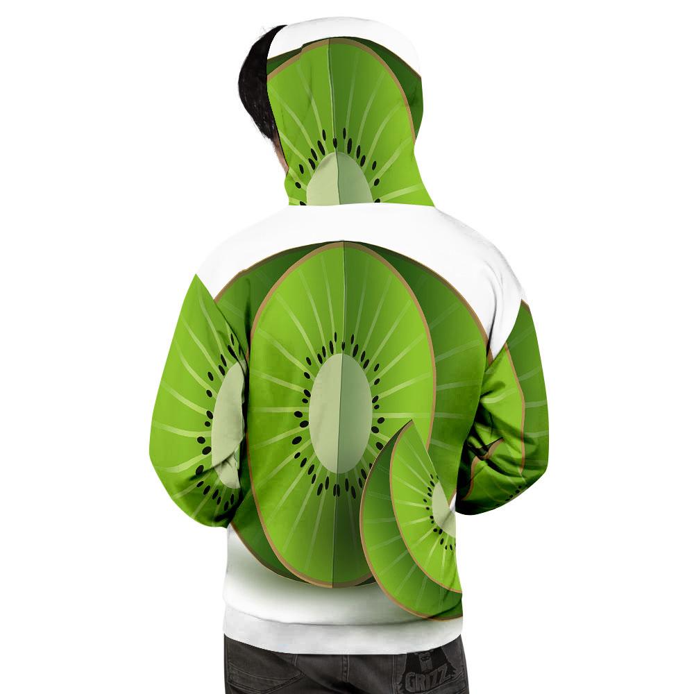 3D Kiwi Print Men's Hoodie-grizzshop