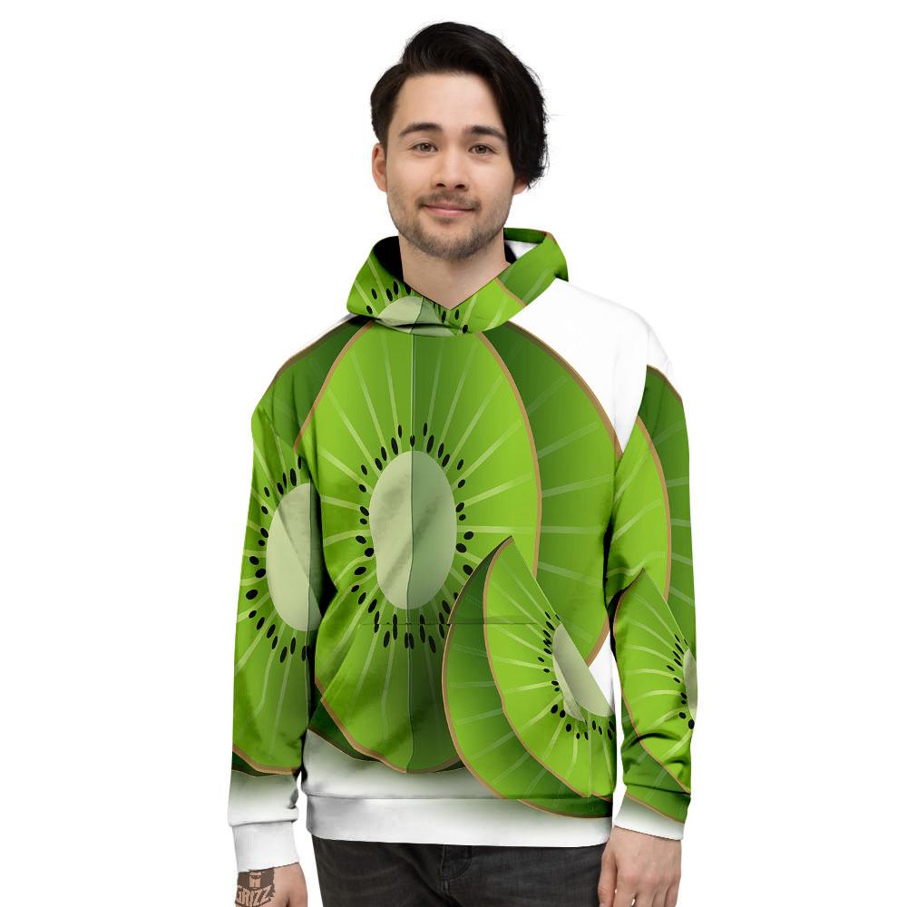 3D Kiwi Print Men's Hoodie-grizzshop