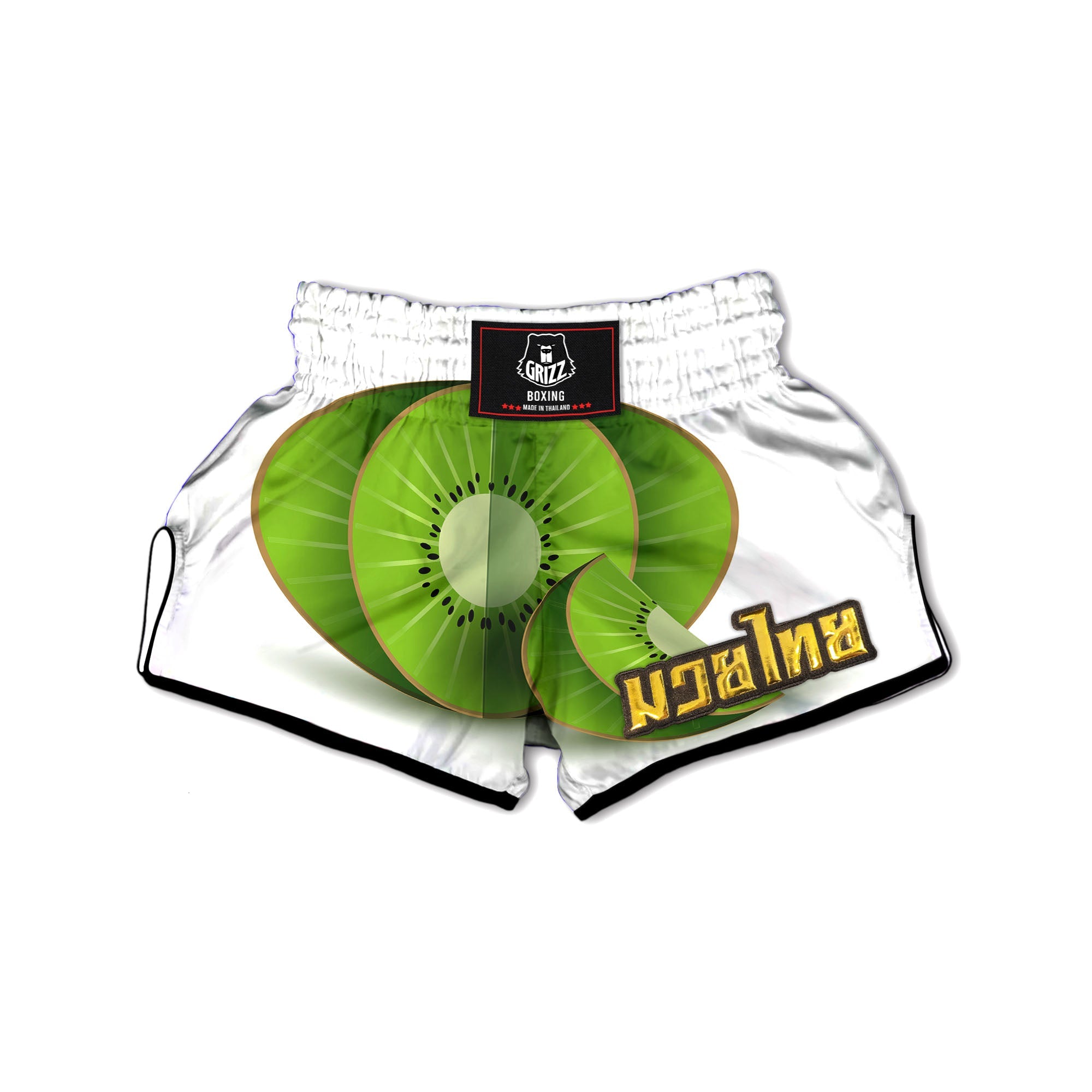 3D Kiwi Print Muay Thai Boxing Shorts-grizzshop