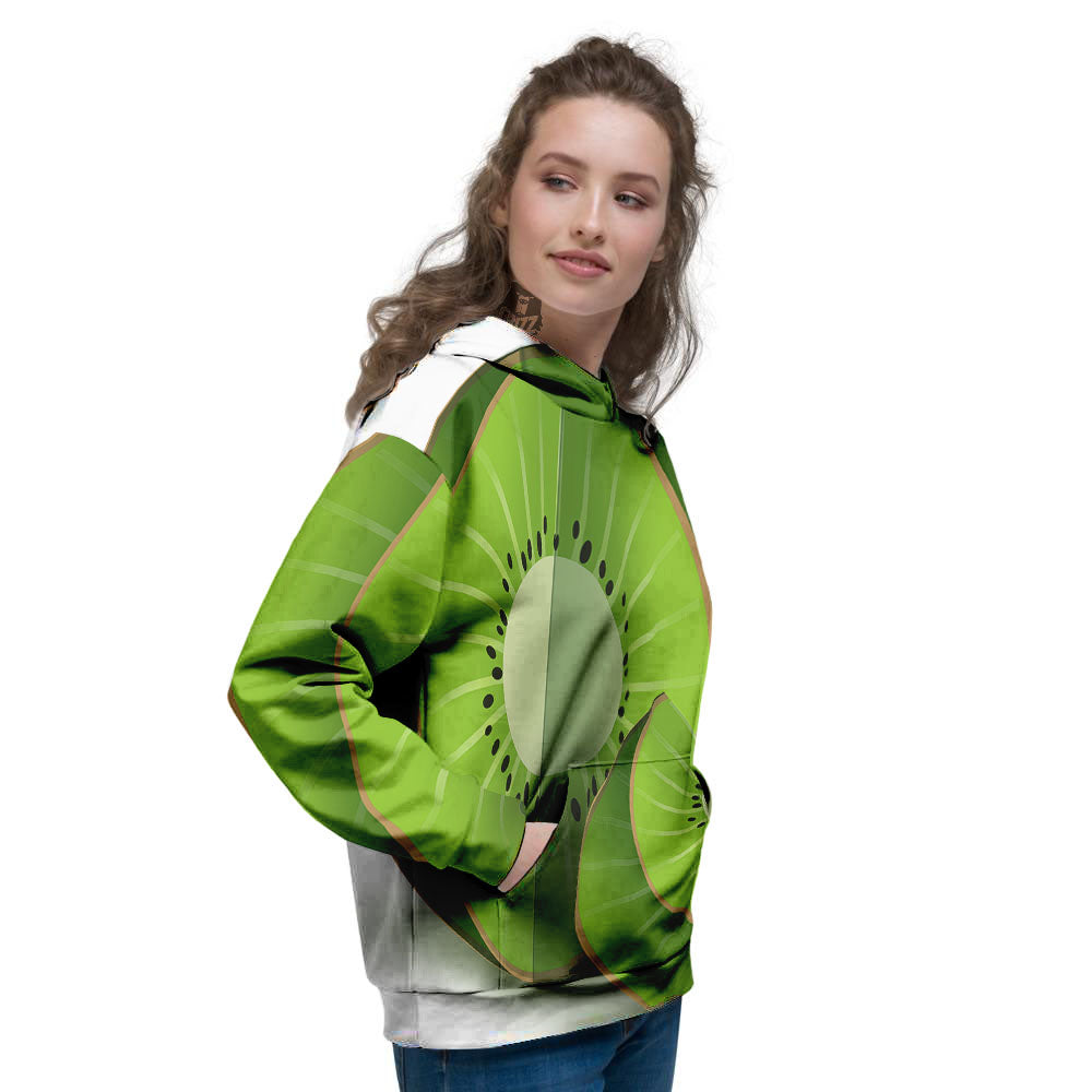 3D Kiwi Print Women's Hoodie-grizzshop