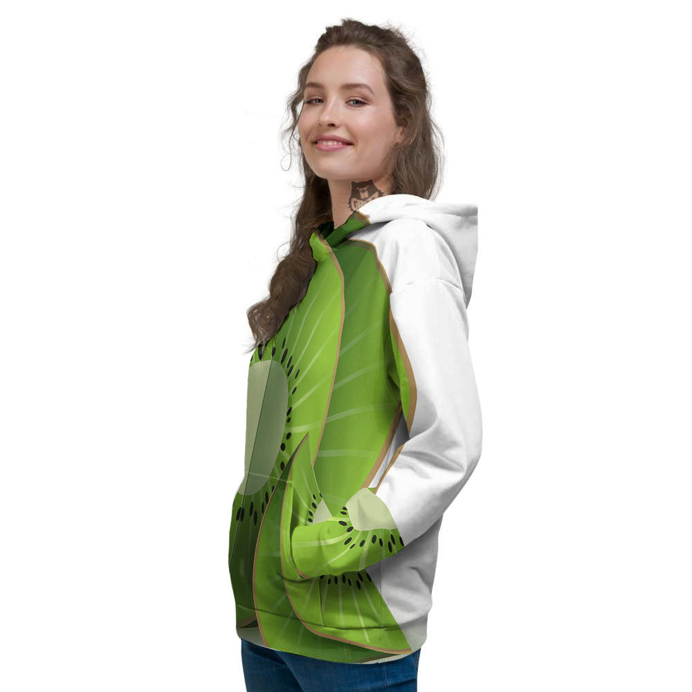 3D Kiwi Print Women's Hoodie-grizzshop