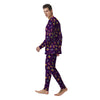 3D Pixel Cartoon Print Pattern Men's Pajamas-grizzshop