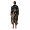 3D Screaming Ghost Horror Print Men's Robe-grizzshop