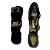 3D Screaming Ghost Horror Print Muay Thai Shin Guards-grizzshop