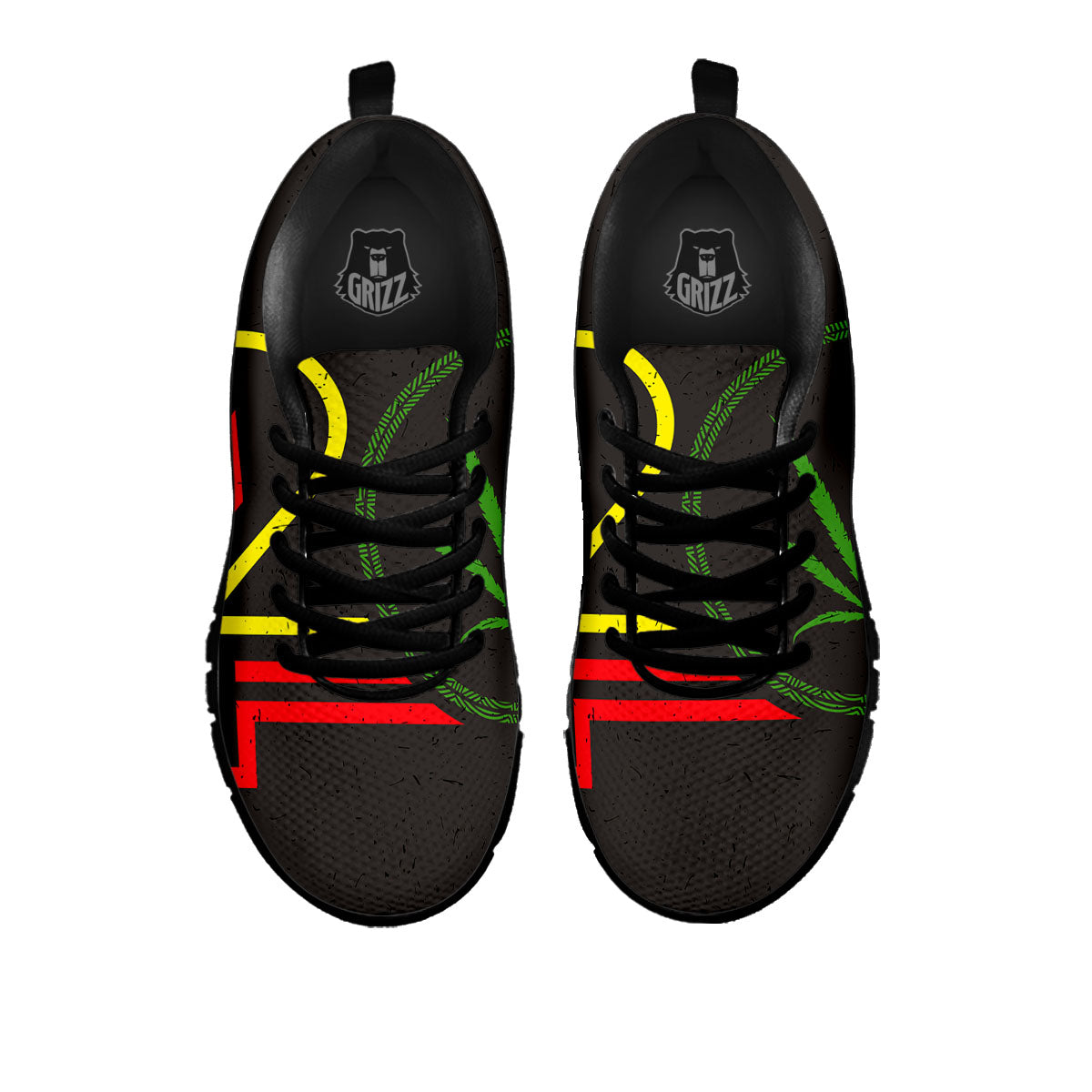 420 Rasta Print Black Sneaker-grizzshop