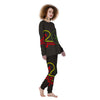 420 Rasta Print Women's Pajamas-grizzshop