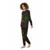 420 Rasta Print Women's Pajamas-grizzshop