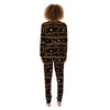 Aboriginal Orange And White Art Print Pattern Women's Pajamas-grizzshop