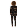 Aboriginal Orange And White Dot Print Pattern Women's Pajamas-grizzshop