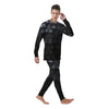 Abstract 3D Geometric Triangle Print Men's Pajamas-grizzshop