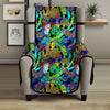 Abstract Alien Graffiti Text Print Pattern Armchair Protector-grizzshop