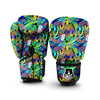 Abstract Alien Graffiti Text Print Pattern Boxing Gloves-grizzshop