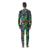 Abstract Alien Graffiti Text Print Pattern Men's Pajamas-grizzshop