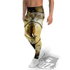 Abstract Cleopatra Print Men's Leggings-grizzshop