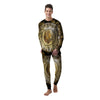 Abstract Cleopatra Print Men's Pajamas-grizzshop