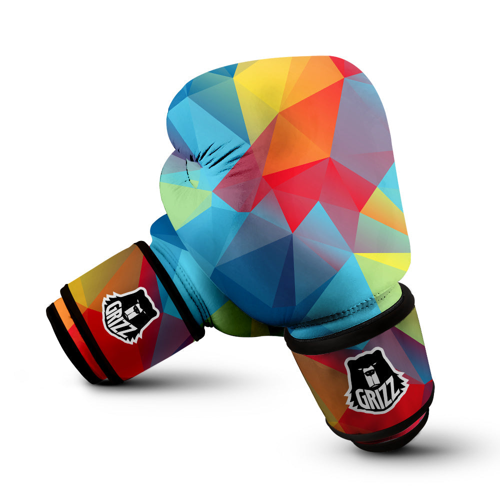 Abstract Colorful Autism Awareness Print Boxing Gloves-grizzshop