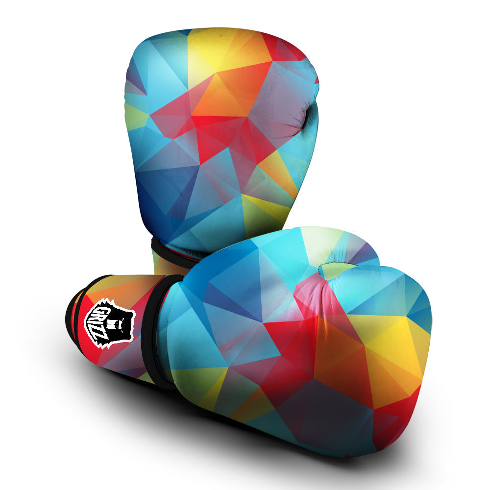 Abstract Colorful Autism Awareness Print Boxing Gloves-grizzshop