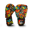 Abstract Colorful Butterfly Print Boxing Gloves-grizzshop