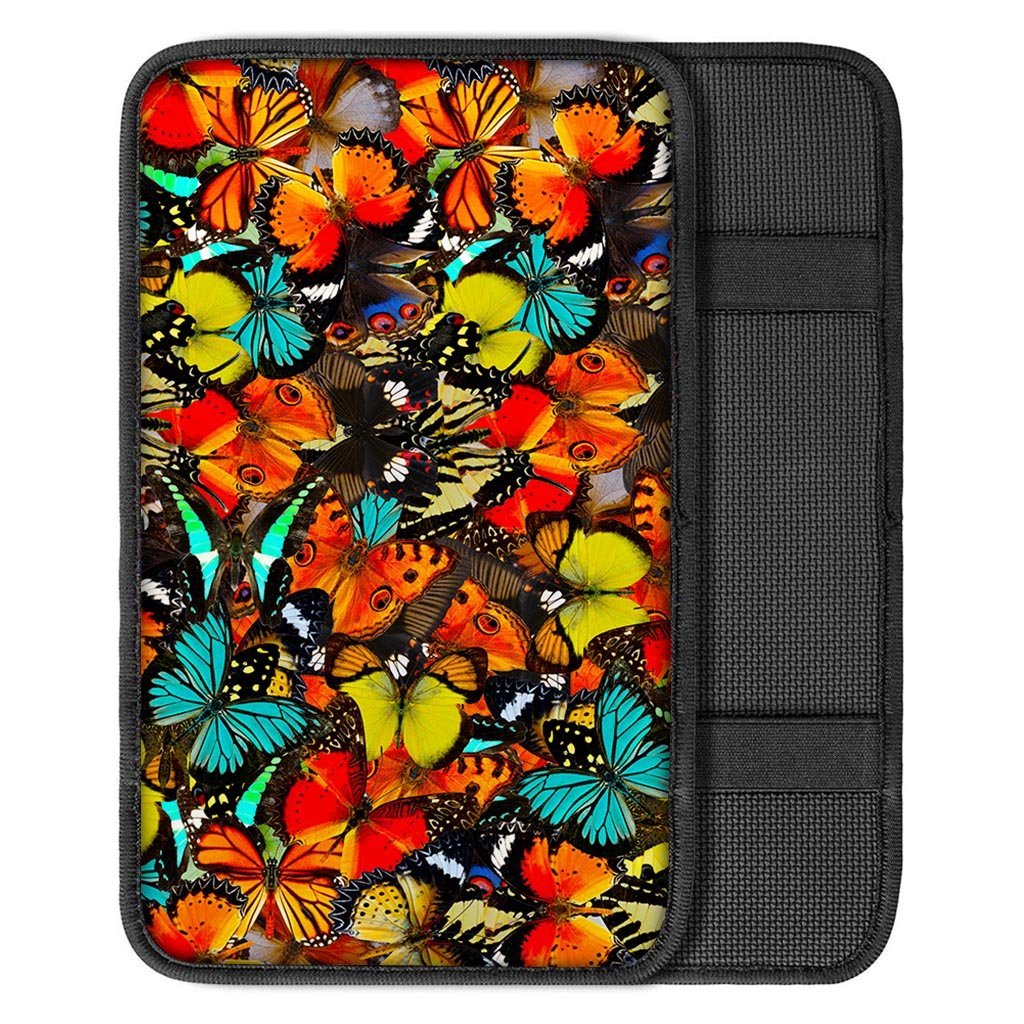 Abstract Colorful Butterfly Print Car Console Cover-grizzshop