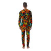Abstract Colorful Butterfly Print Men's Pajamas-grizzshop