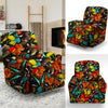 Abstract Colorful Butterfly Print Recliner Cover-grizzshop