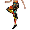 Abstract Colorful Butterfly Print Women's Leggings-grizzshop