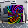 Abstract Colorful Psychedelic Blanket-grizzshop