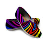 Abstract Colorful Psychedelic Canvas Shoes-grizzshop