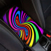 Abstract Colorful Psychedelic Car Console Cover-grizzshop
