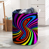 Abstract Colorful Psychedelic Laundry Basket-grizzshop