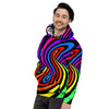 Abstract Colorful Psychedelic Men's Hoodie-grizzshop