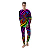 Abstract Colorful Psychedelic Men's Pajamas-grizzshop