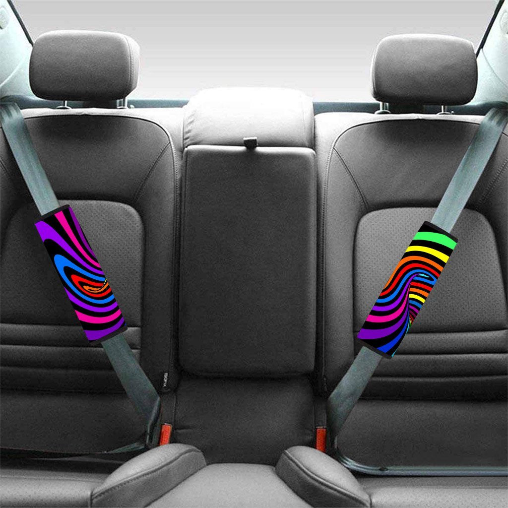 Abstract Colorful Psychedelic Seat Belt Cover-grizzshop