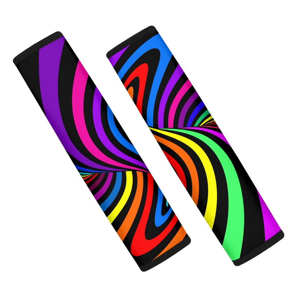 Abstract Colorful Psychedelic Seat Belt Cover-grizzshop