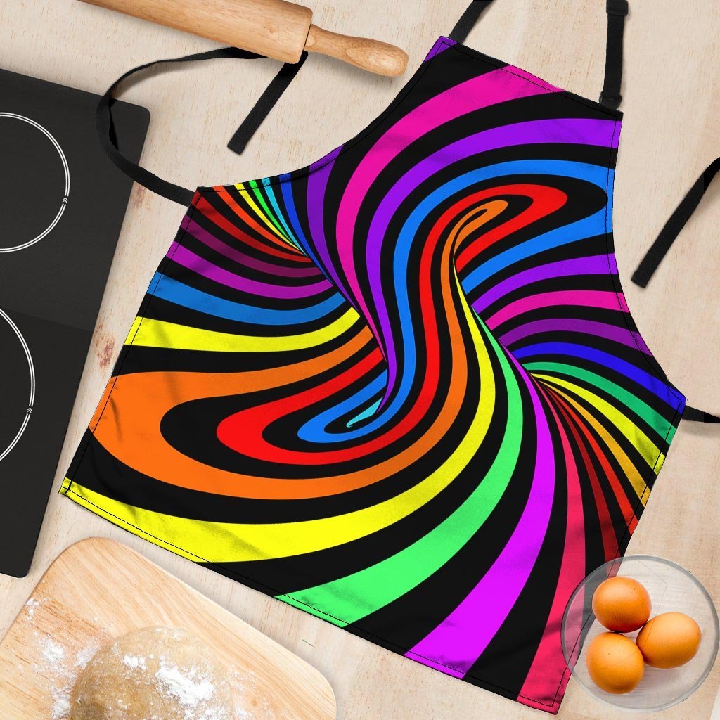 Abstract Colorful Psychedelic Women's Apron-grizzshop
