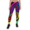 Abstract Colorful Psychedelic Women's Leggings-grizzshop