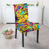 Abstract Comic Bubble Graffiti Print Chair Cover-grizzshop