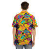 Abstract Comic Bubble Graffiti Print Men’s Hawaiian Shirt-grizzshop