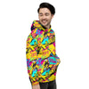 Abstract Comic Bubble Graffiti Print Men's Hoodie-grizzshop