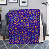Abstract Floral Hippie Blanket-grizzshop