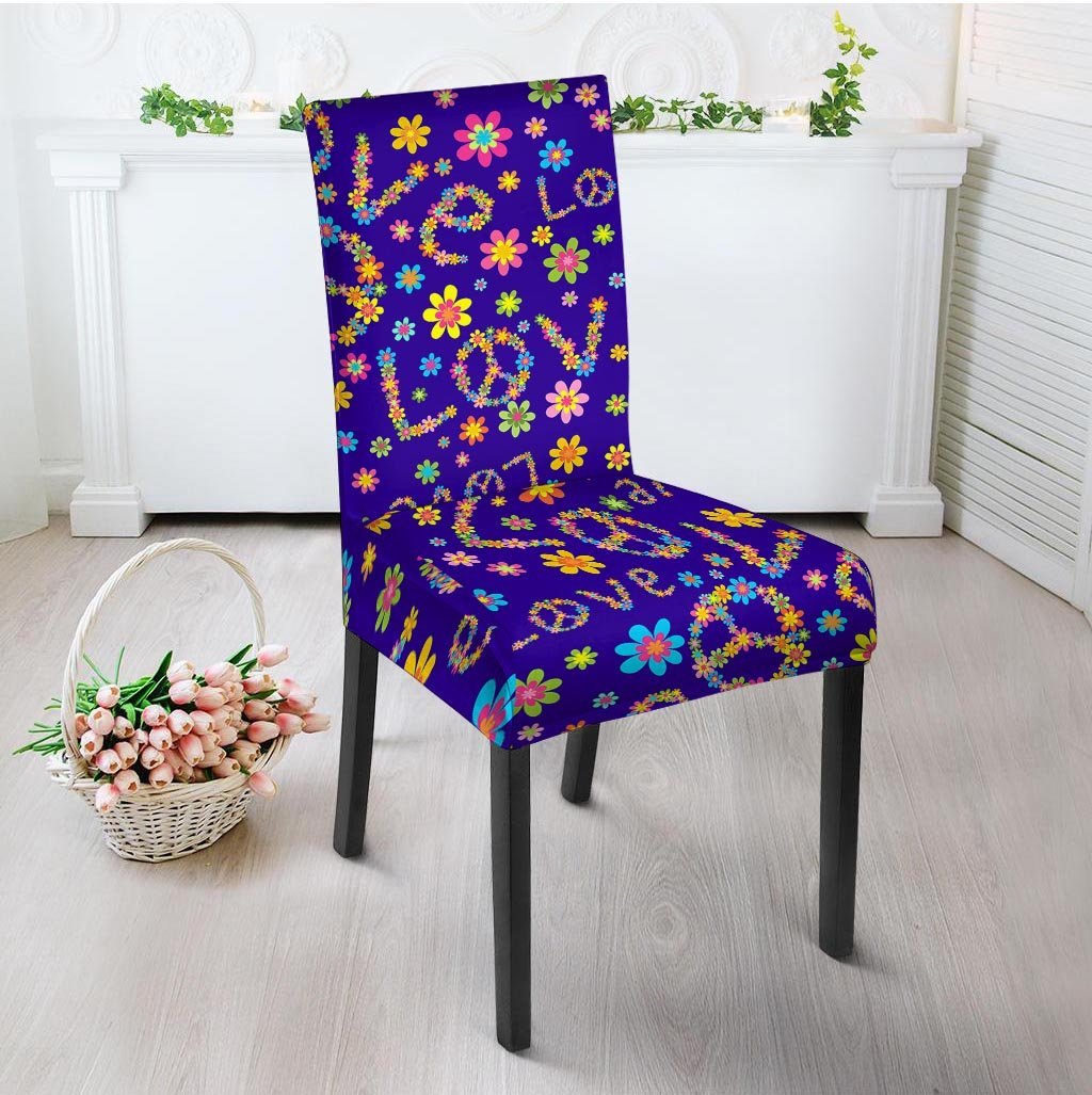 Abstract Floral Hippie Chair Cover-grizzshop