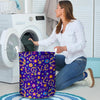 Abstract Floral Hippie Laundry Basket-grizzshop