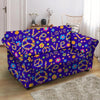 Abstract Floral Hippie Loveseat Cover-grizzshop