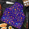 Abstract Floral Hippie Men's Apron-grizzshop